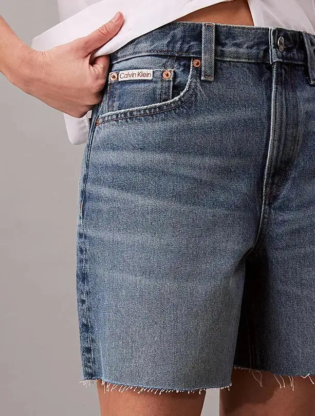LV047F774G 90S 6 IN SHORT BLU CALVIN KLEIN