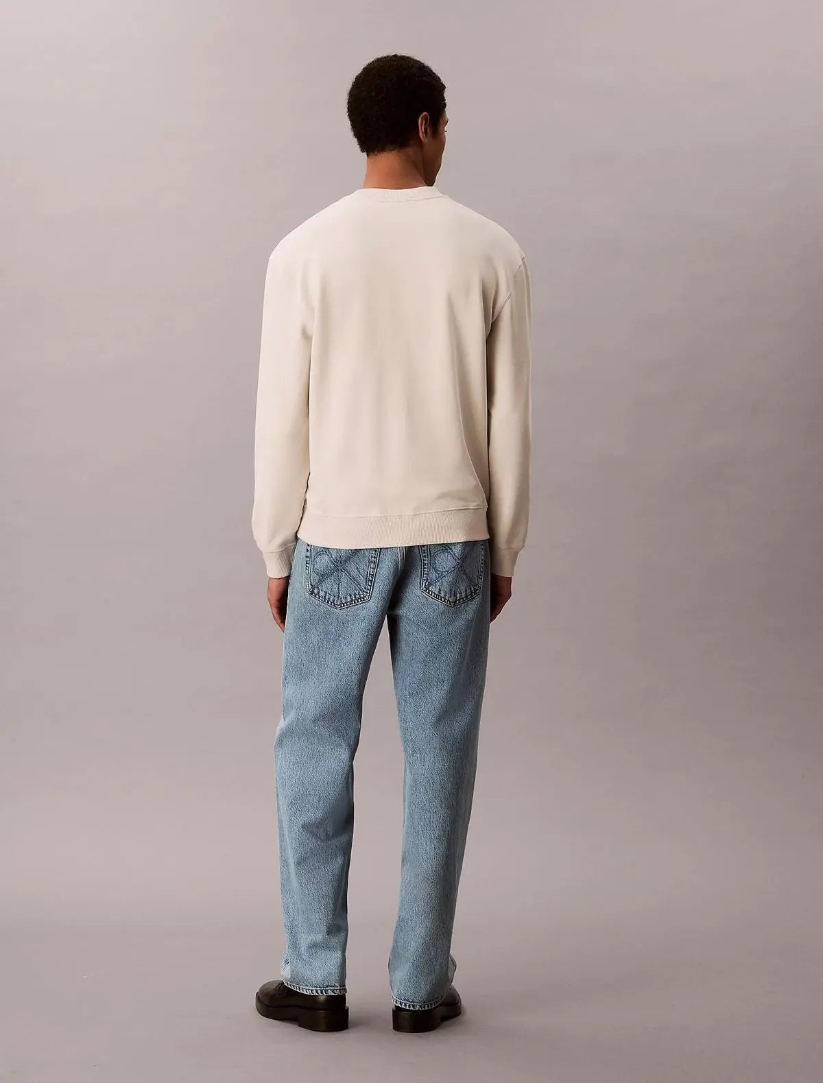 LV04RC296G LS EU 350TERRY MONOG. PANNA CALVIN KLEIN