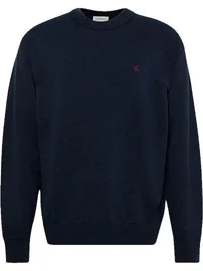 LV04RC309G LS EZ COTT.CREWNK BLU SCURO CALVIN KLEIN