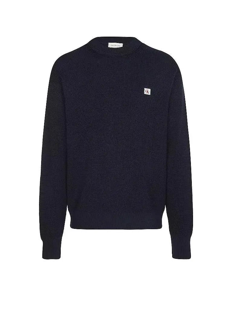 LV04RD313G LS EZ COTTON WAFFLE VERDE SCURO CALVIN KLEIN