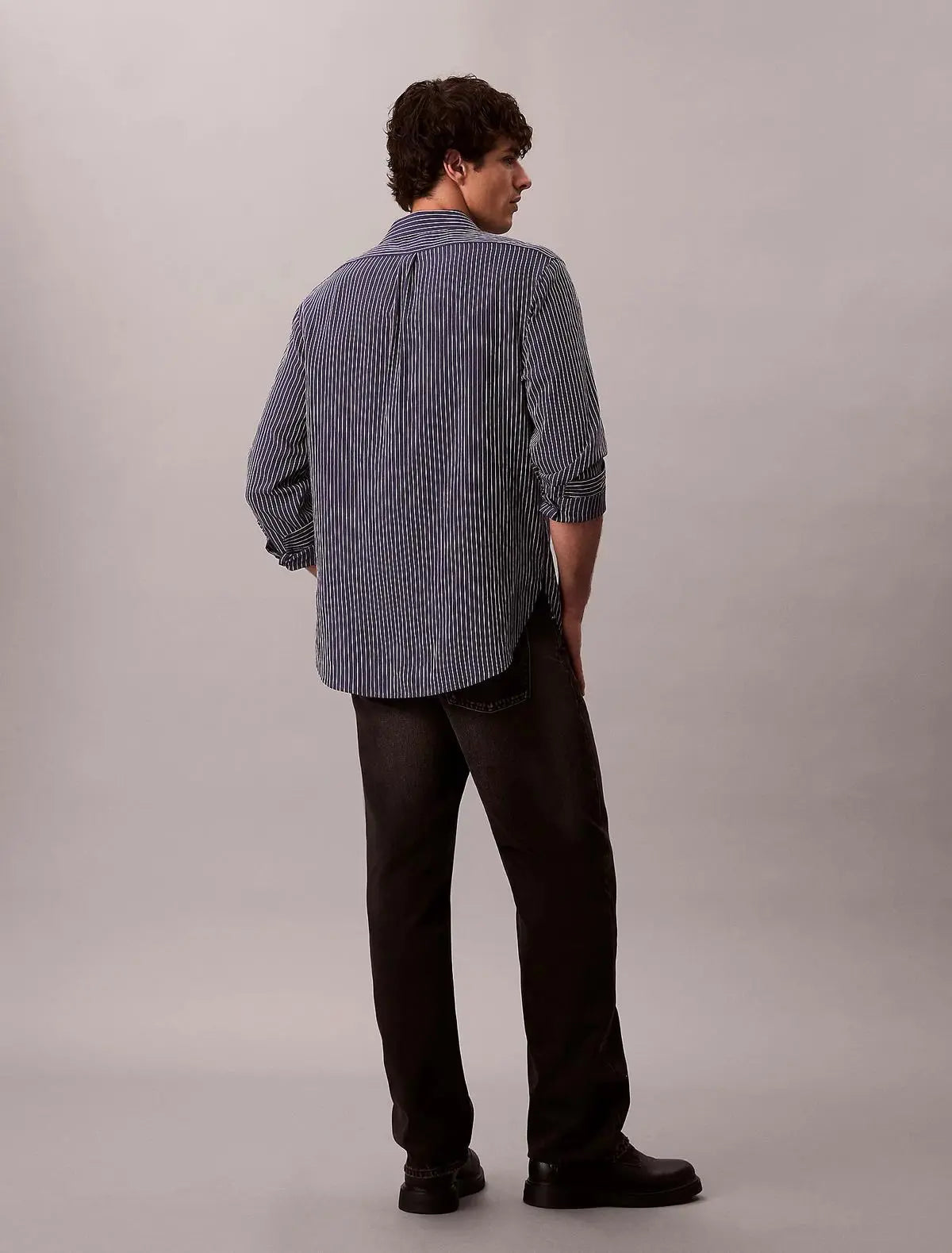 LV04RD724G 90S STRAIGHT JEANS ESPRESSO CALVIN KLEIN