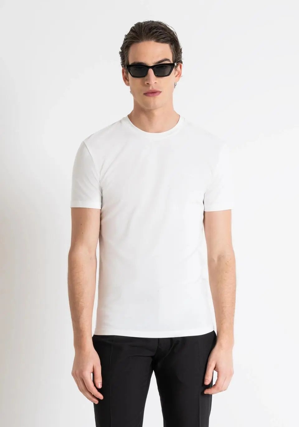 MMKS02324 FA120031 T-SHIRT SUPER BIANCO ANTONY MORATO
