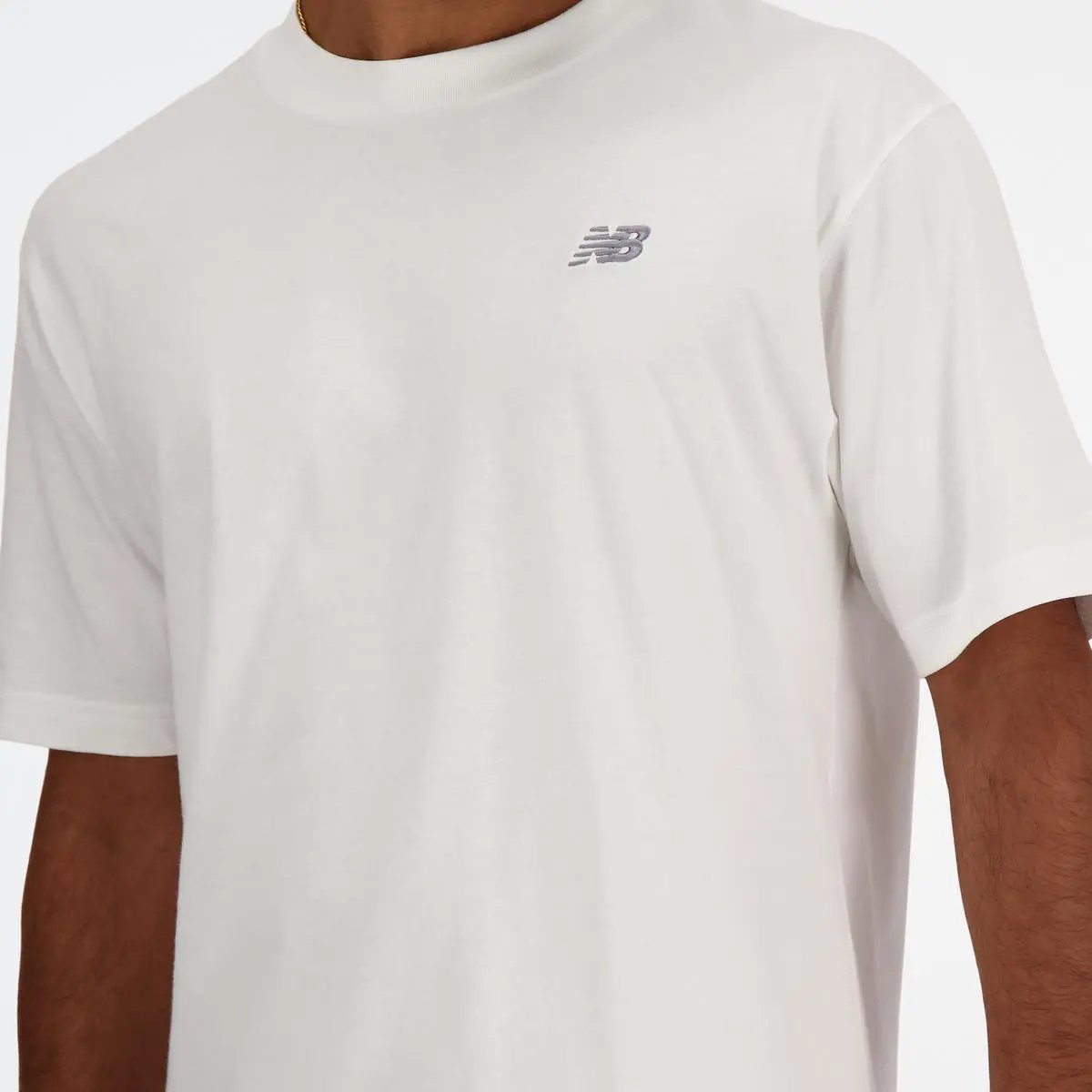 MT41509 SPORT ESSENTIALS COTTON T-SHIRT BIANCO NEW BALANCE