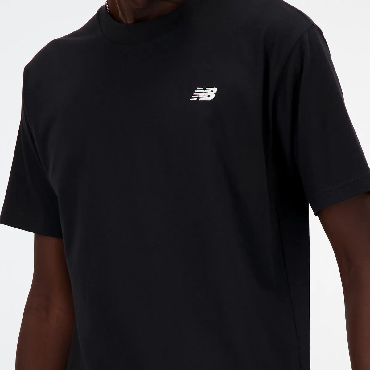 MT41509 SPORT ESSENTIALS COTTON T-SHIRT NERO NEW BALANCE