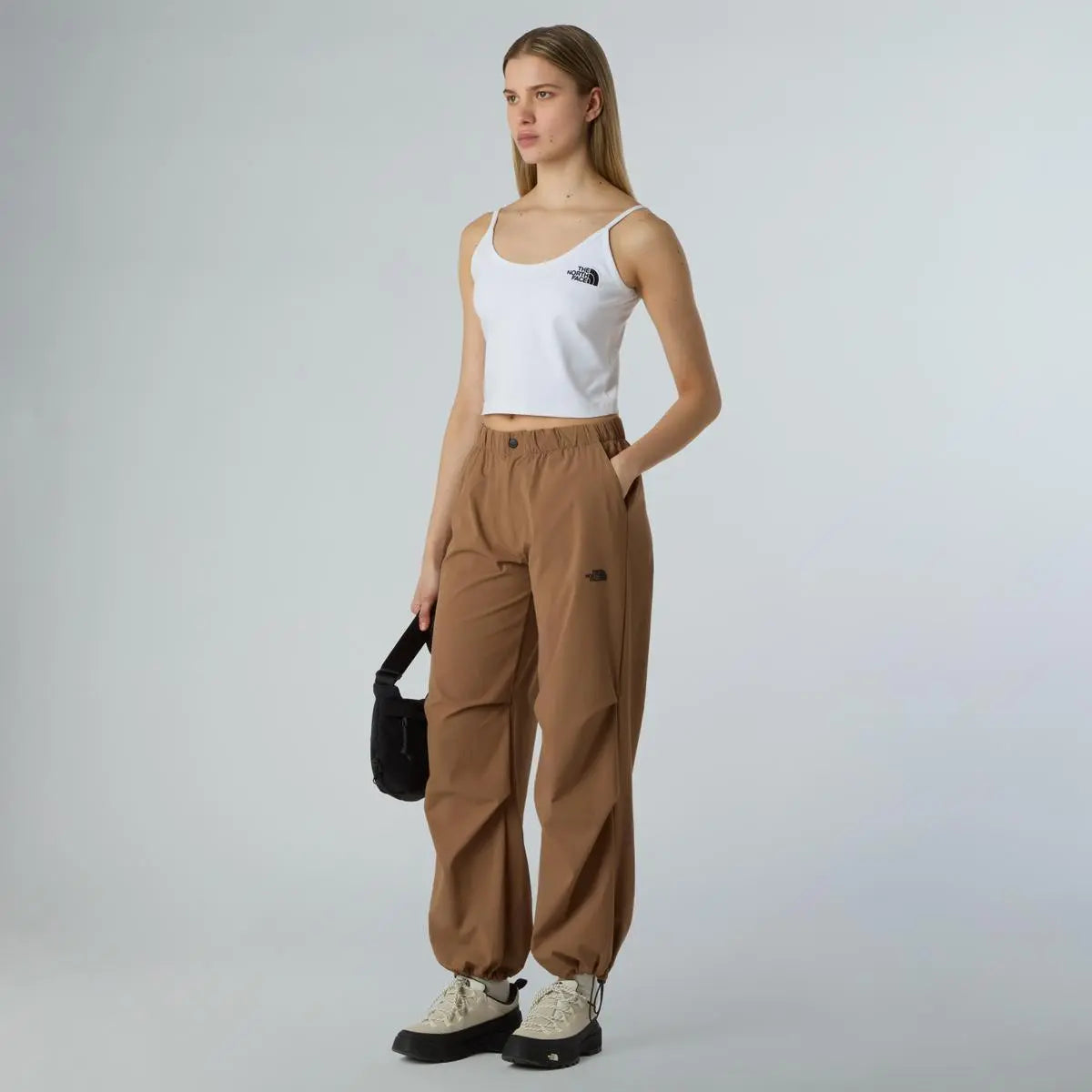 NF0A55AQ W SLIM CROP TANK FN41.WHITE THE NORTH FACE