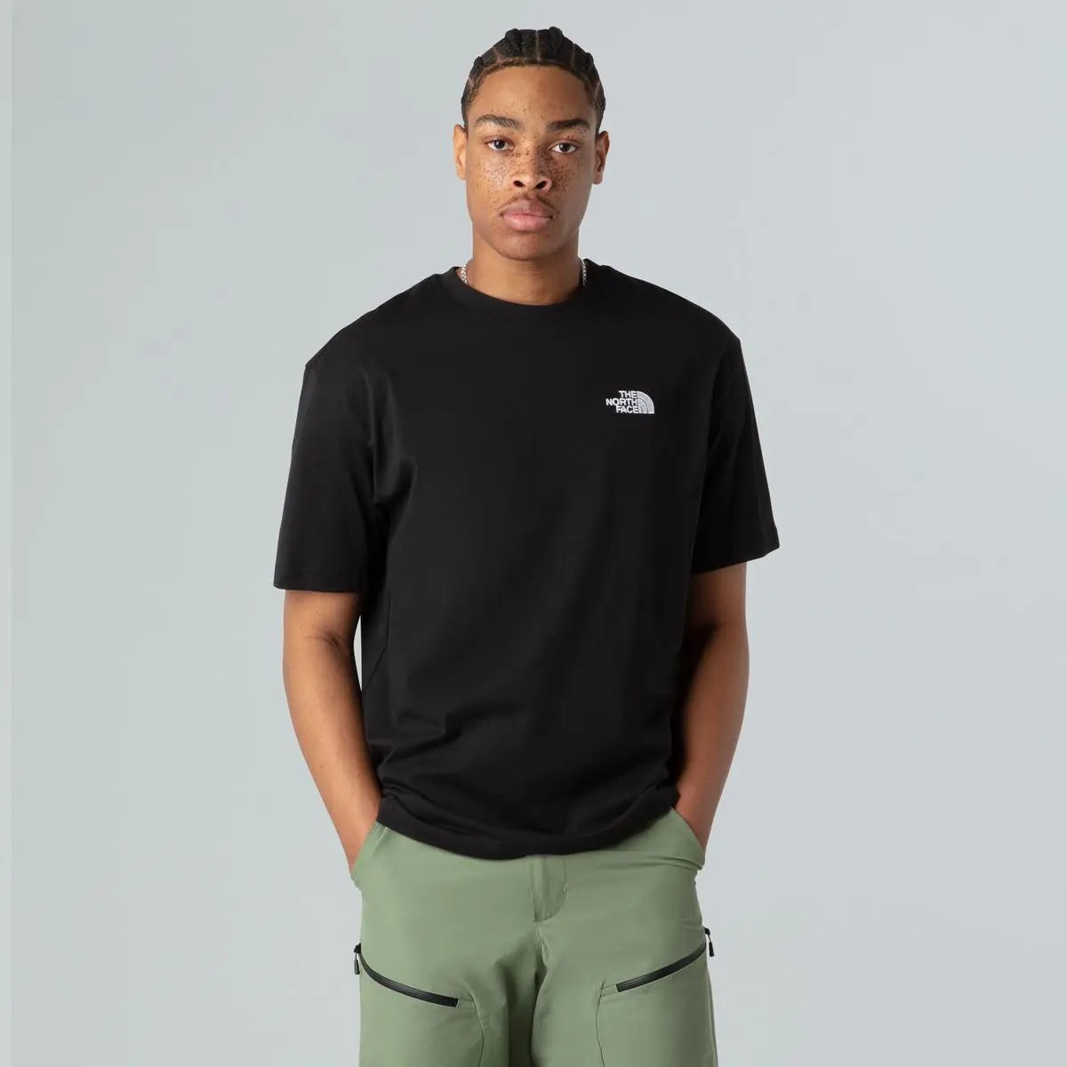 NF0A87NR M SS ESSENTIAL OVERSIZE NERO THE NORTH FACE