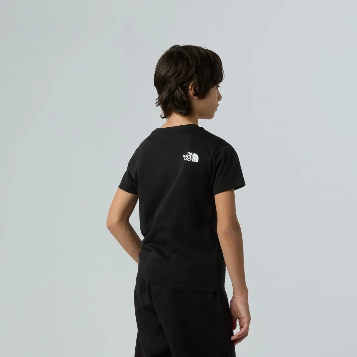 NF0A87T4 TEEN S/S SIMPLE DOME TEE NERO THE NORTH FACE