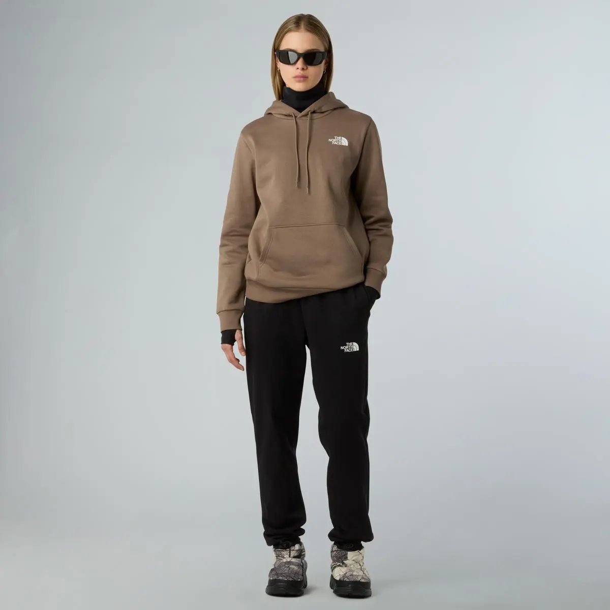 NF0A89EY W SIMPLE DOME HOODIE MARRONE THE NORTH FACE