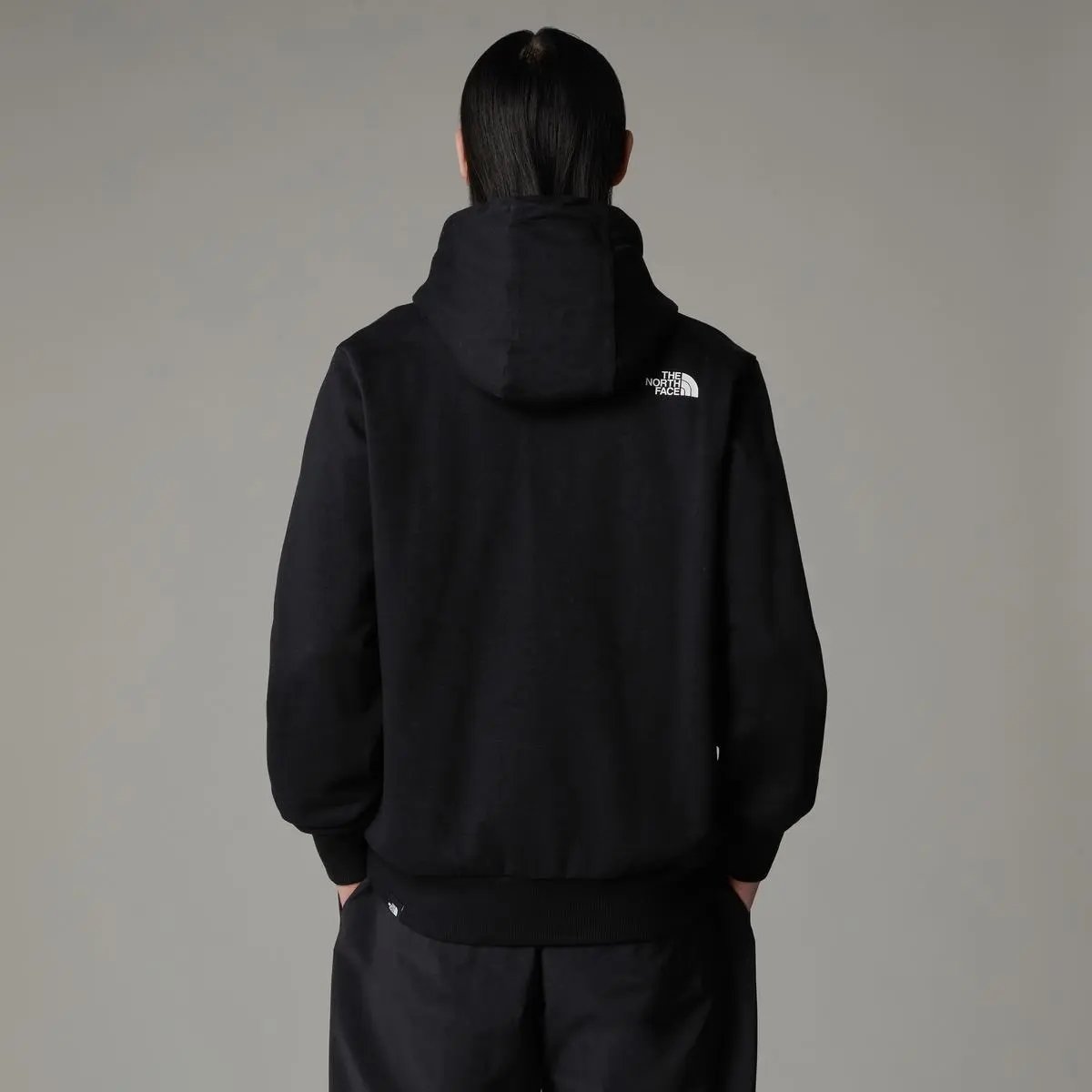 NF0A89FD M SIMPLE DOME FULL ZIP NERO THE NORTH FACE