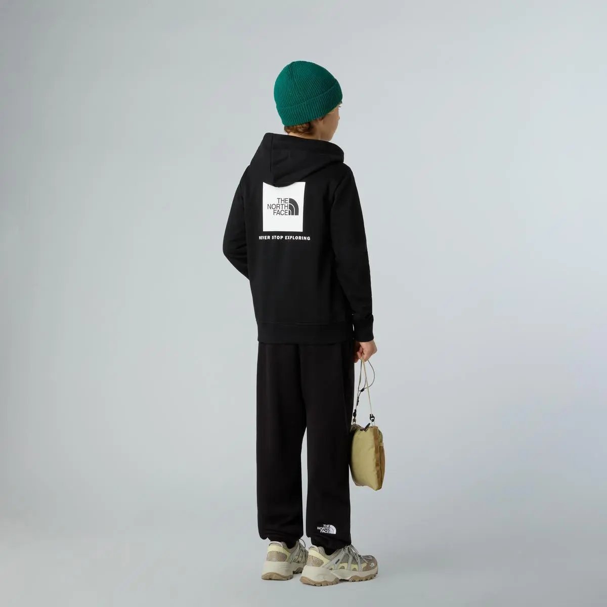 NF0A89H9 TEEN BOX NSE REG HOODIE NERO THE NORTH FACE