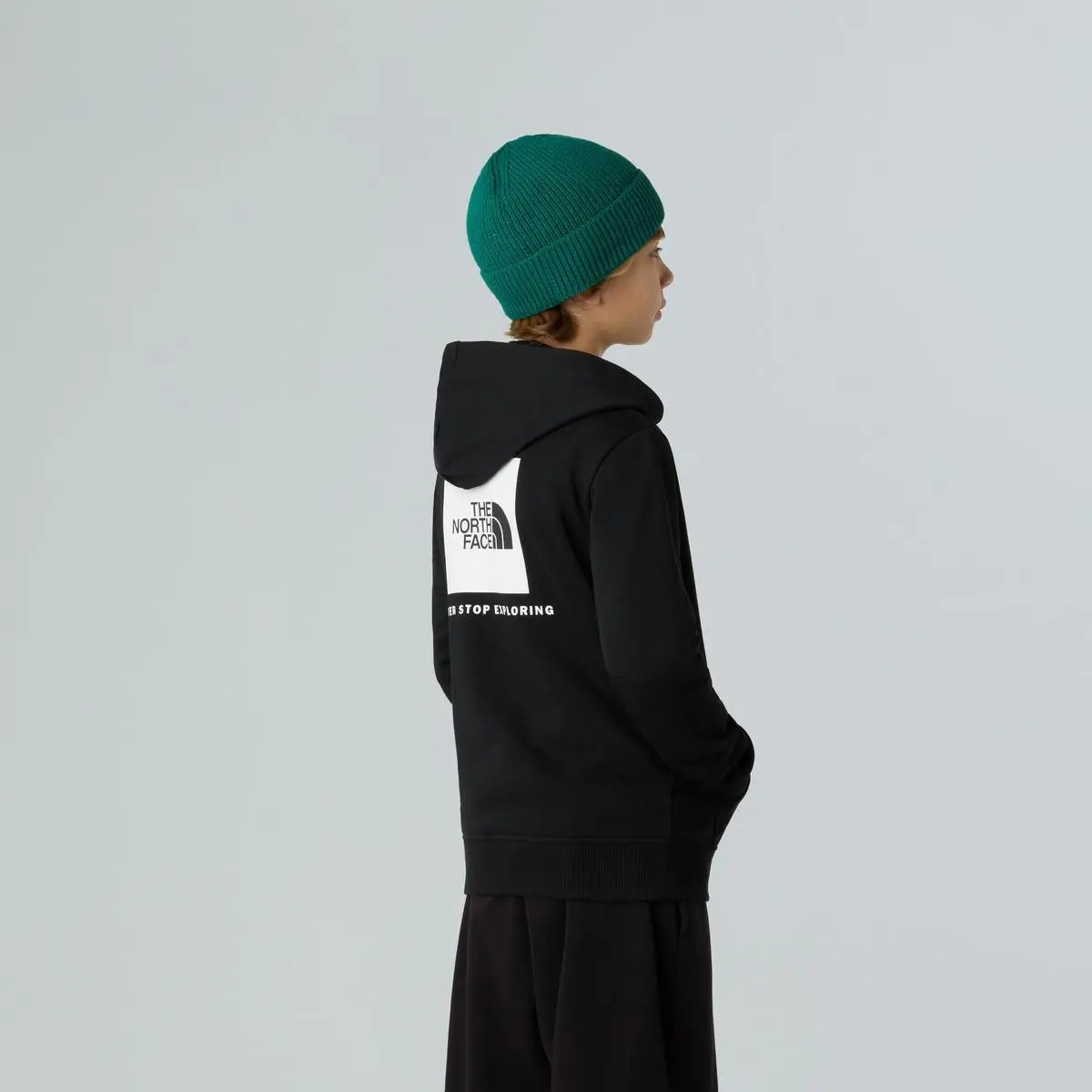 NF0A89H9 TEEN BOX NSE REG HOODIE NERO THE NORTH FACE