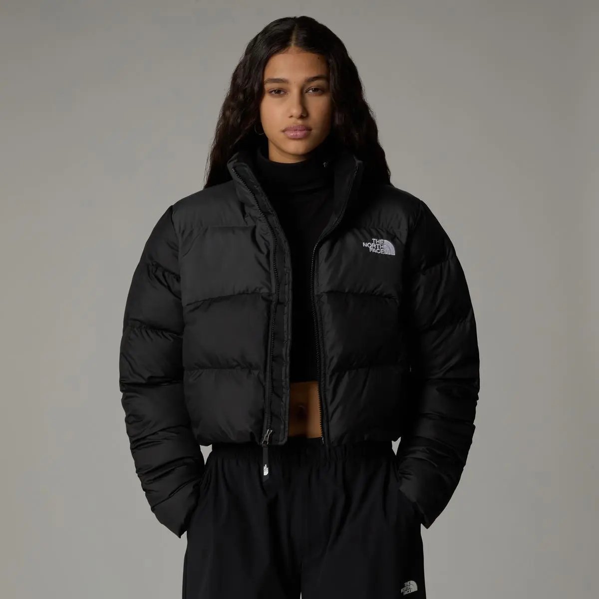 NF0A89JC W CROPPED SAIKURU NERO THE NORTH FACE