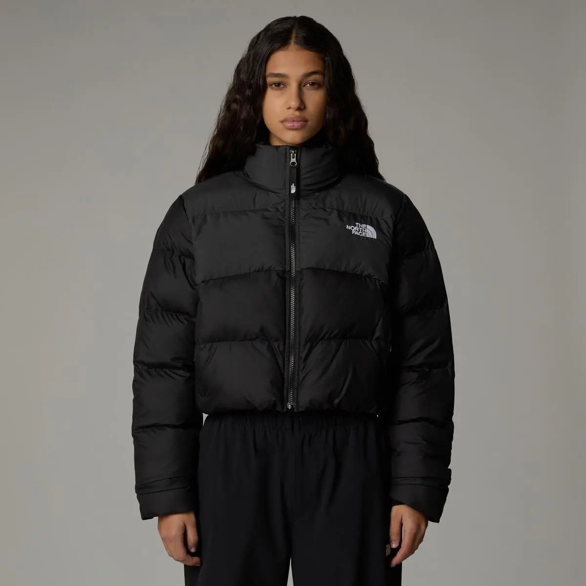 NF0A89JC W CROPPED SAIKURU NERO THE NORTH FACE