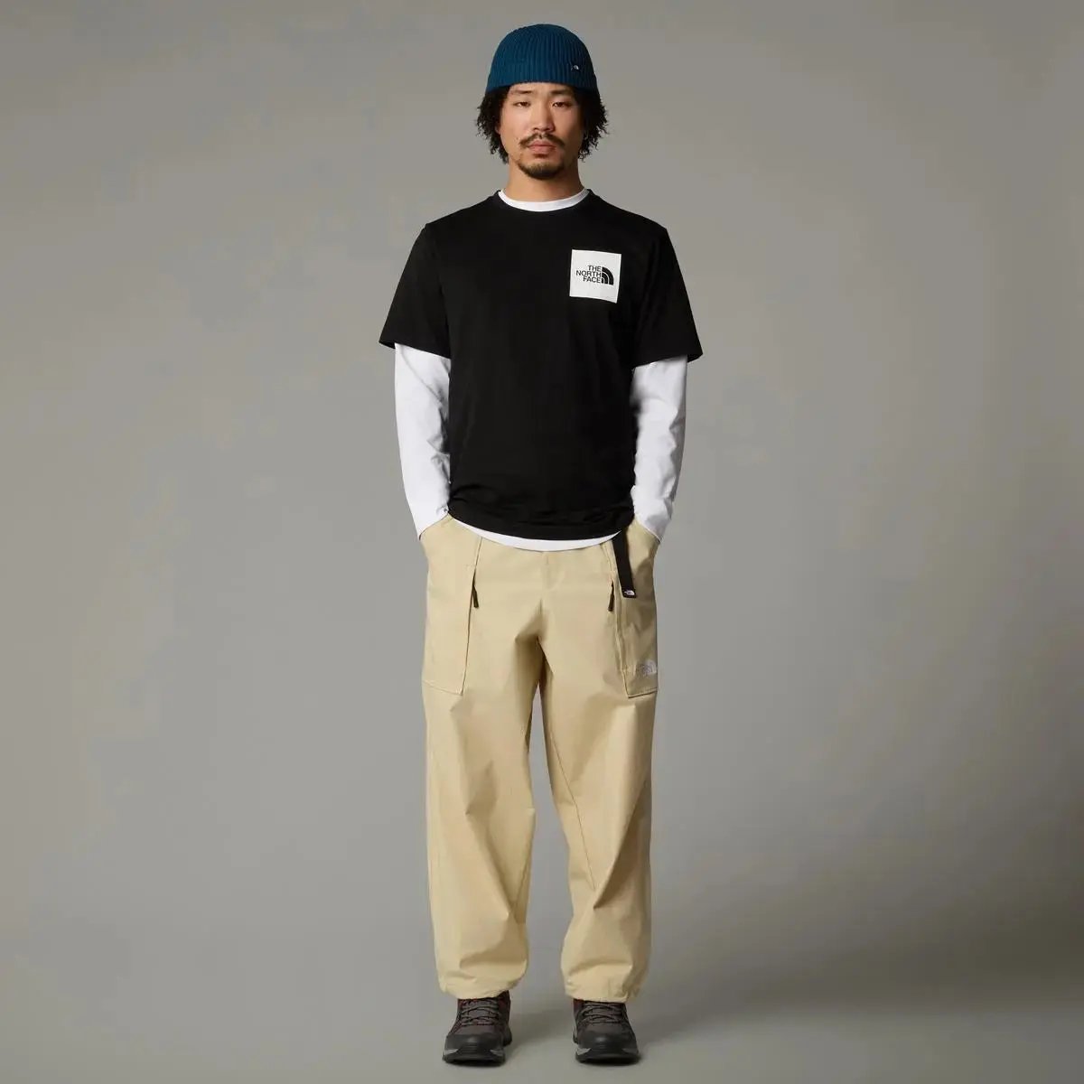 NF0A8A6M M SS FINE TEE NERO THE NORTH FACE