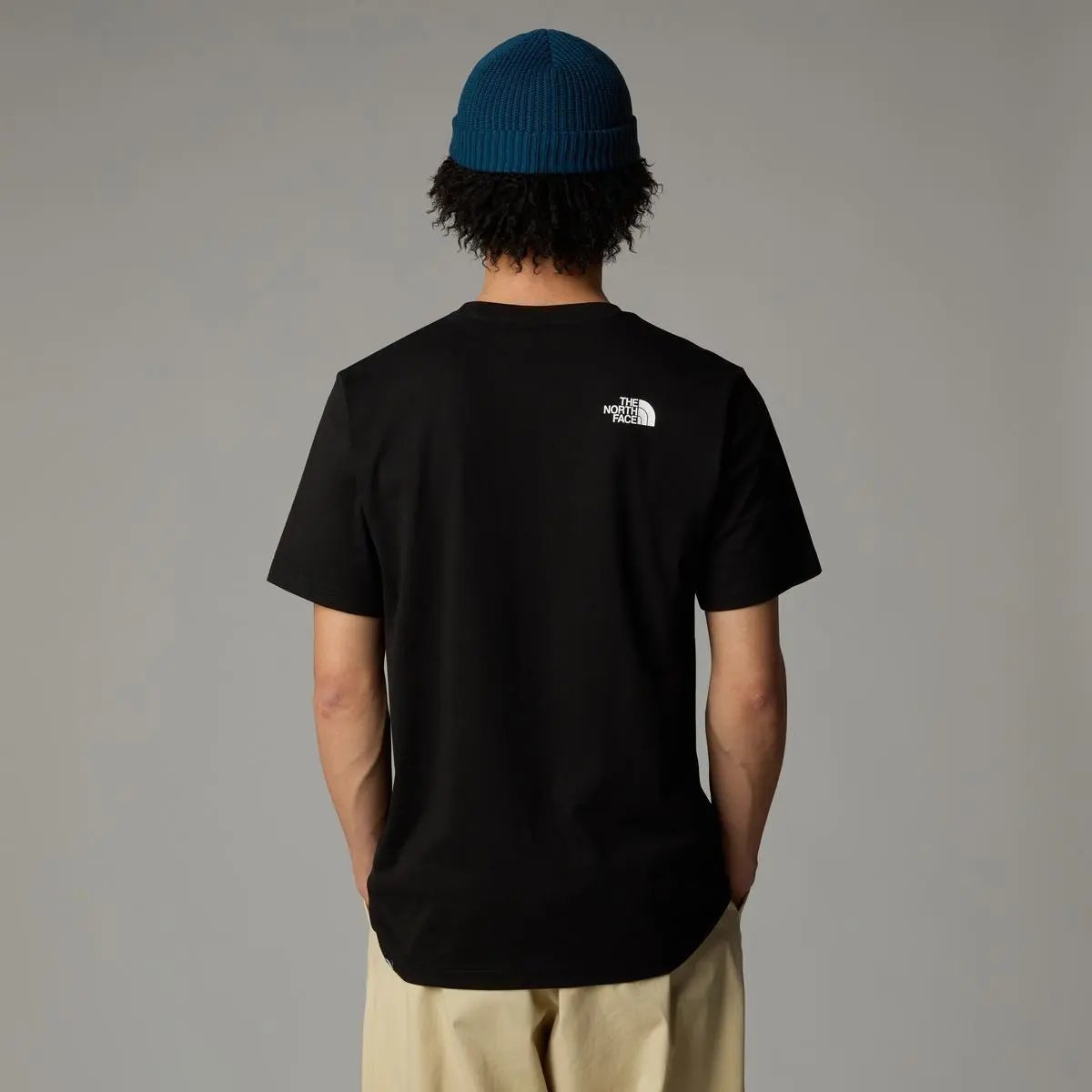 NF0A8A6M M SS FINE TEE NERO THE NORTH FACE