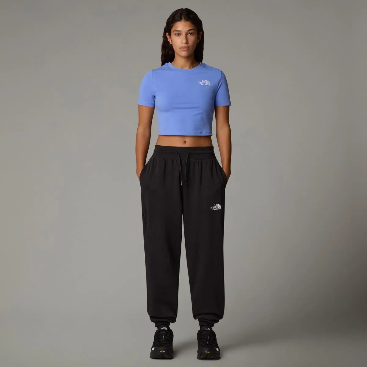 NF0A8C1G W ESSENTIAL RELAXED JOGGER NERO THE NORTH FACE