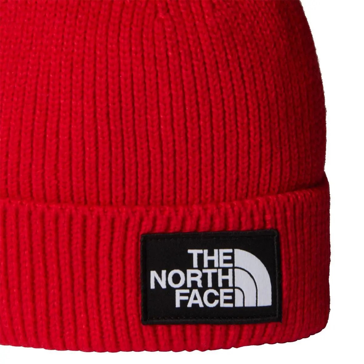 NF0A8CHE TNF LOGO BOX CUFFED BNE ROSSO THE NORTH FACE