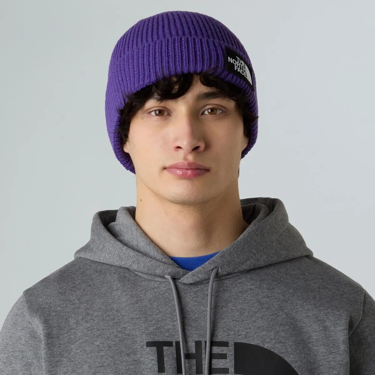 NF0A8CHE TNF LOGO BOX CUFFED BNE VIOLA THE NORTH FACE