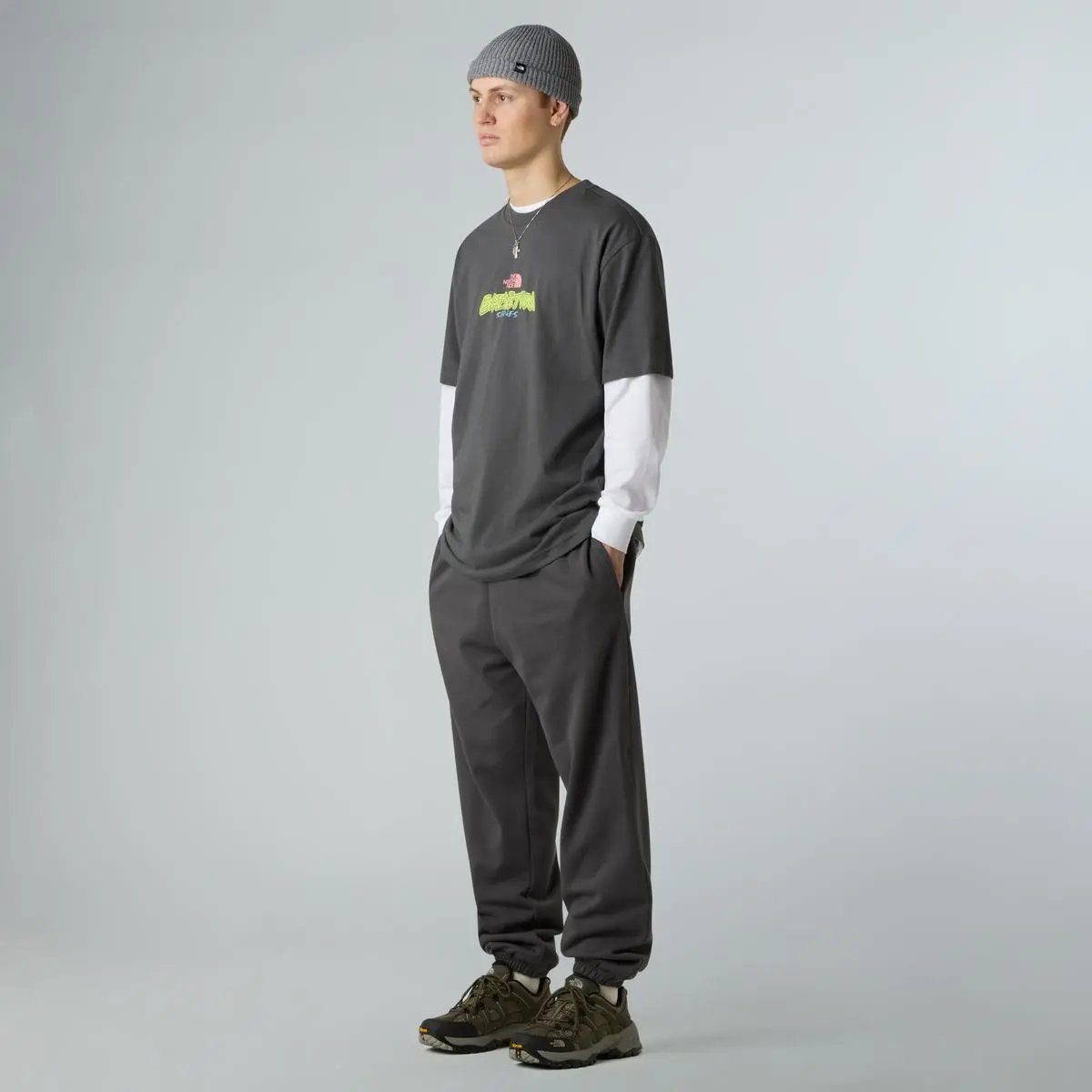NF0A8E3C U EXPEDITION OVERSIZE TEE GRIGIO THE NORTH FACE