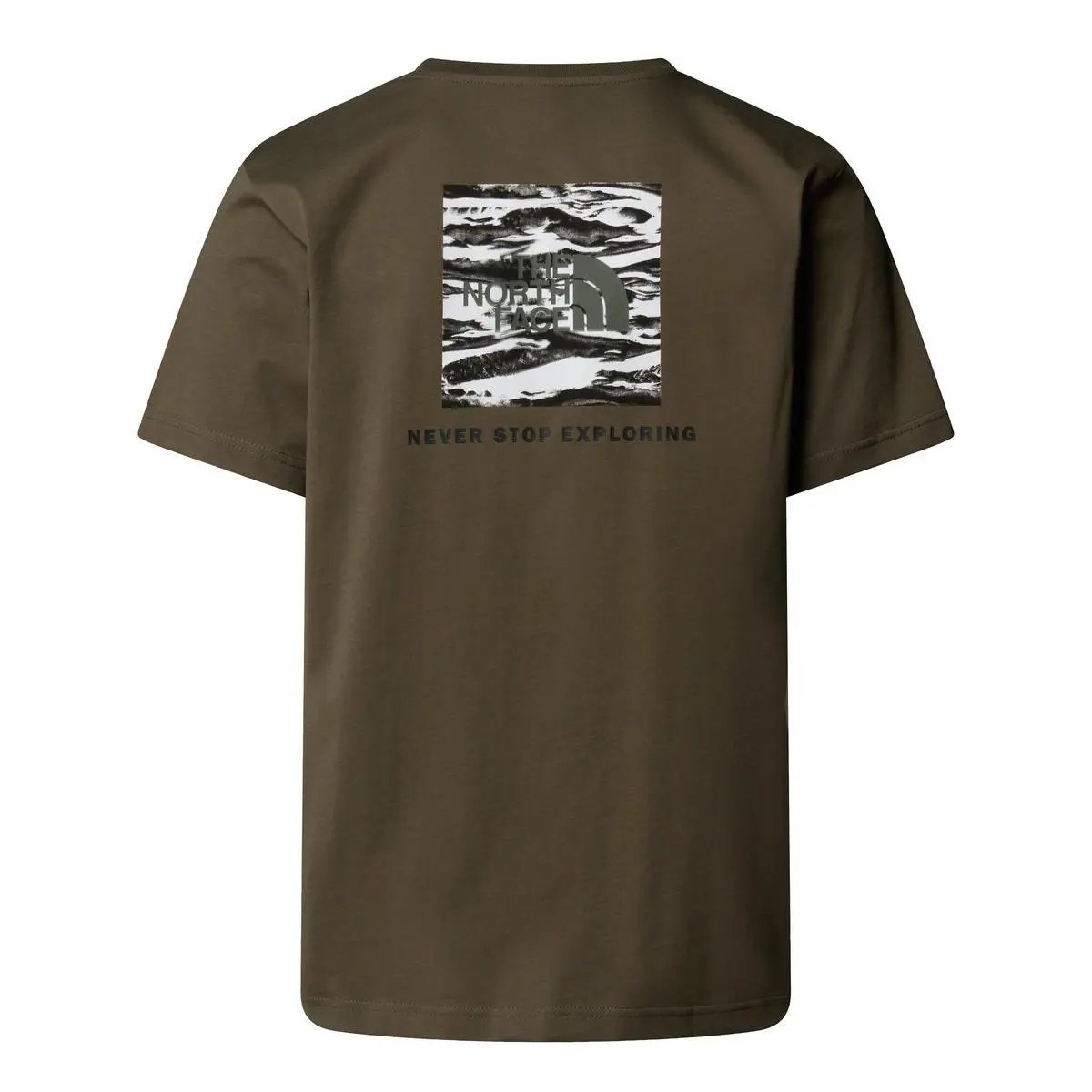 NF0A8E3H M BOX NSE EDGE OF LIGHT INFILL S/S TEE MARRONE THE NORTH FACE