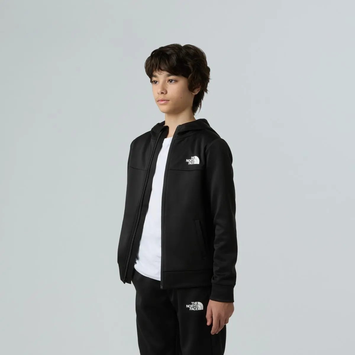 NF0A8EB6 TEEN REAXION FZ HOODIE NERO THE NORTH FACE