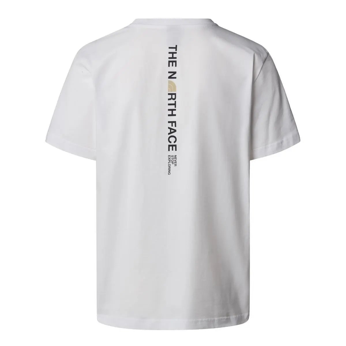 NF0A8EE7 M VERTICAL LOGO SS TEE BIANCO THE NORTH FACE