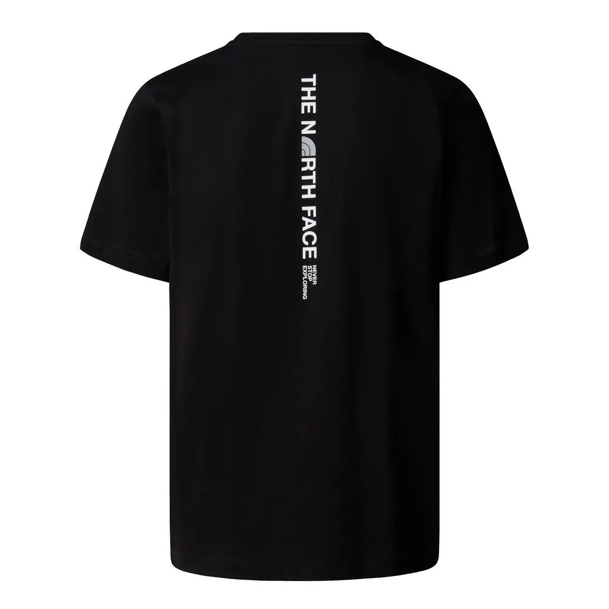 NF0A8EE7 M VERTICAL LOGO SS TEE NERO THE NORTH FACE