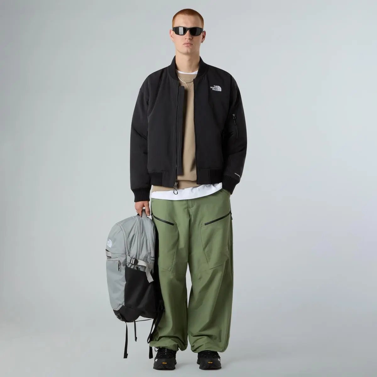 NF0A8F3R U TNF BOMBER NERO THE NORTH FACE