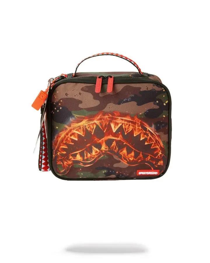 SPRAYGROUND 910B3313NSZ FIRE SHARK SNACK PACK MULTICOLOR SPRAYGROUND