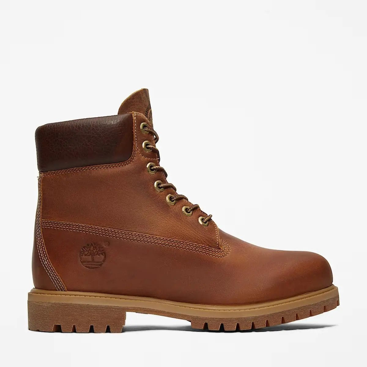 TB127094 PREM 6 IN LACE WATERPROOF COGNAC TIMBERLAND