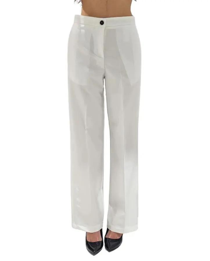 TD0295 PANTALONE BIANCO VICOLO