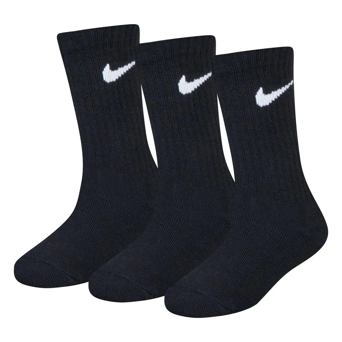 UN0027 BASIC PACK CREW 3PK NERO NIKE