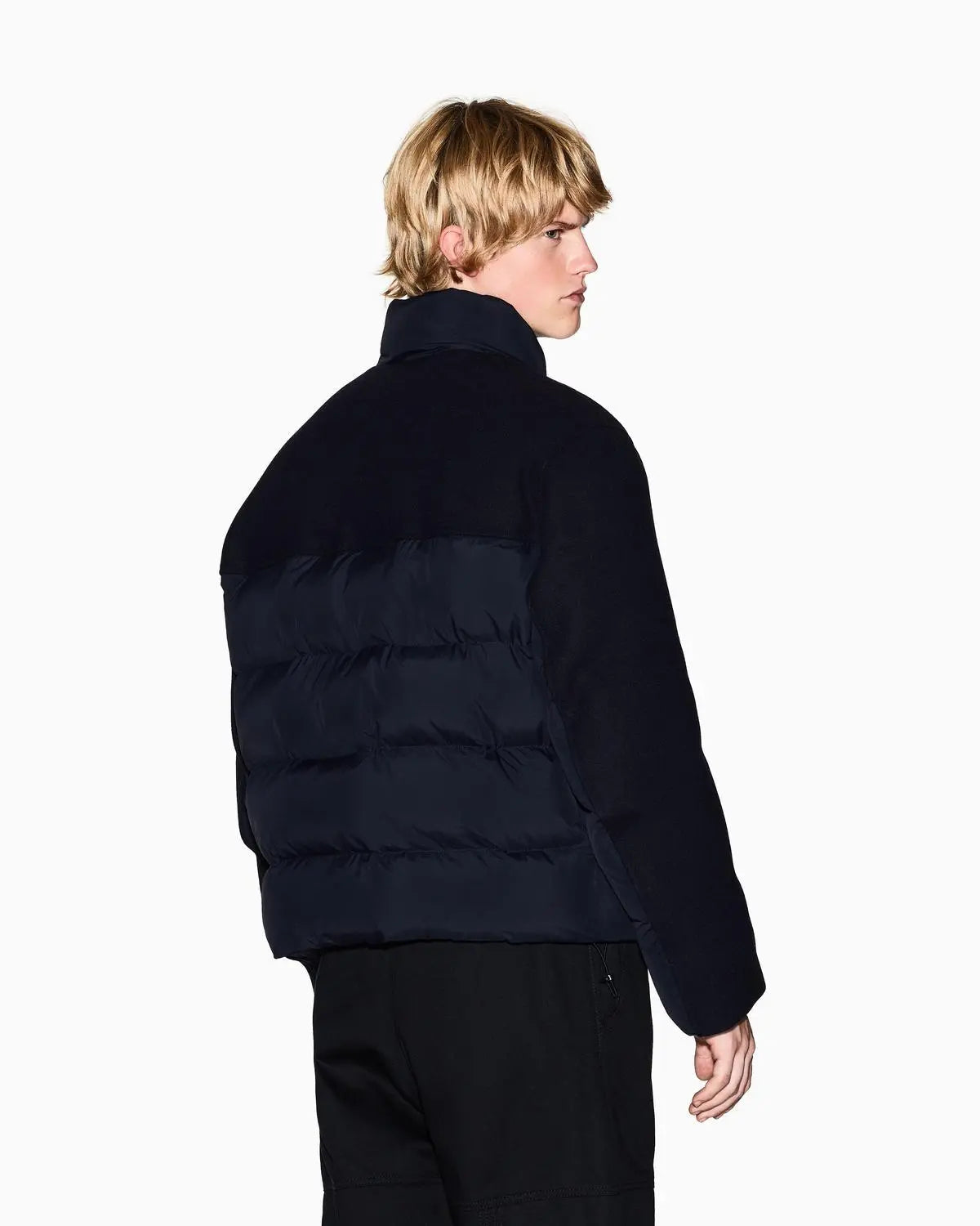 XM001122 AF16340 BLOUSON JACKET BLU NAVY ARMANI