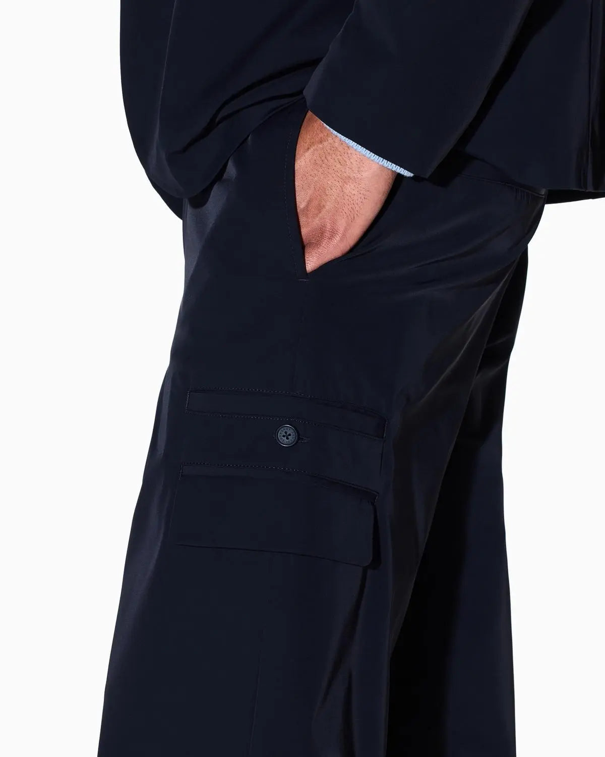 XM001212 AF16635 PANTALONI BLU NAVY ARMANI