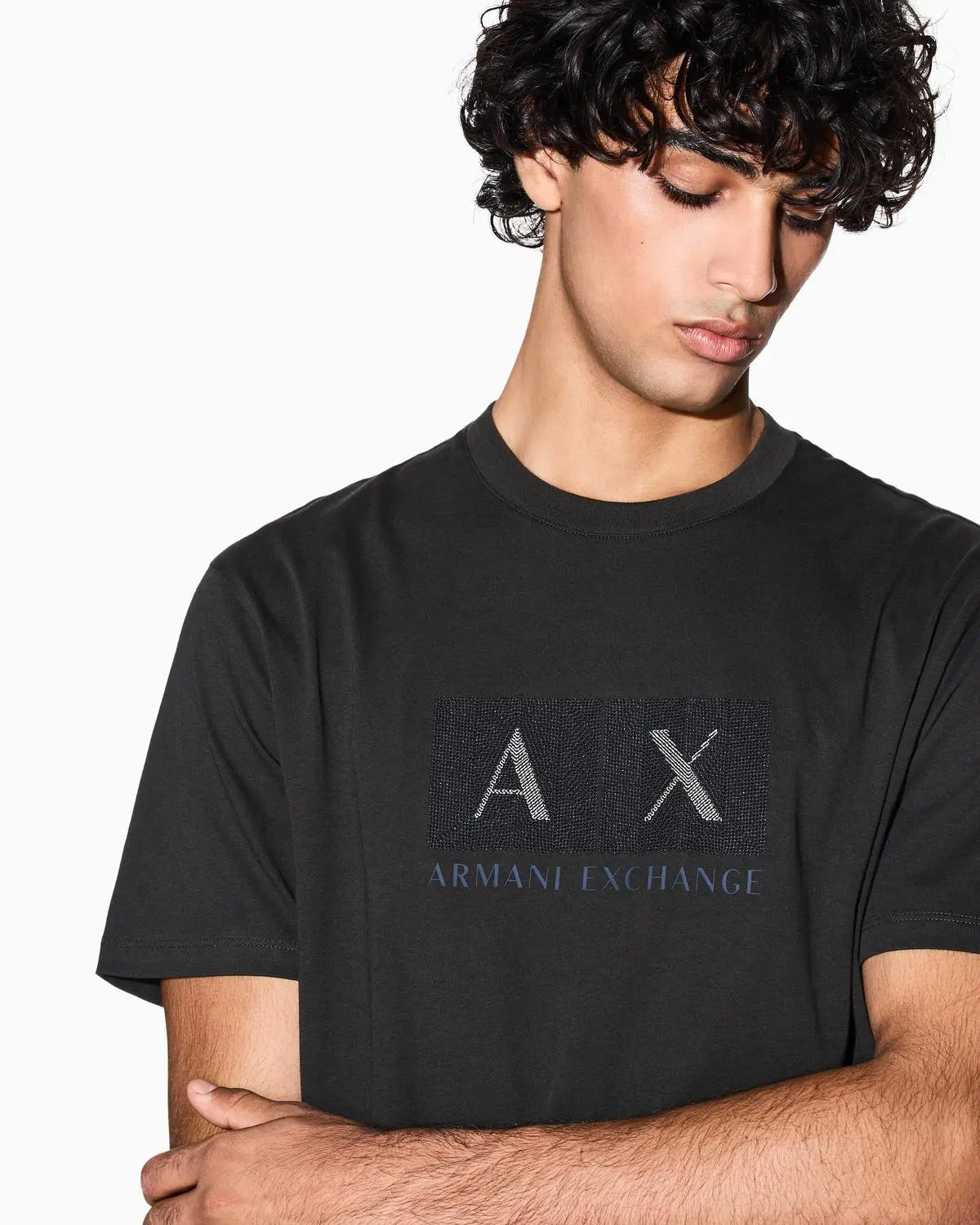 XM001463 AF10356 T-SHIRT CIOCCOLATO ARMANI
