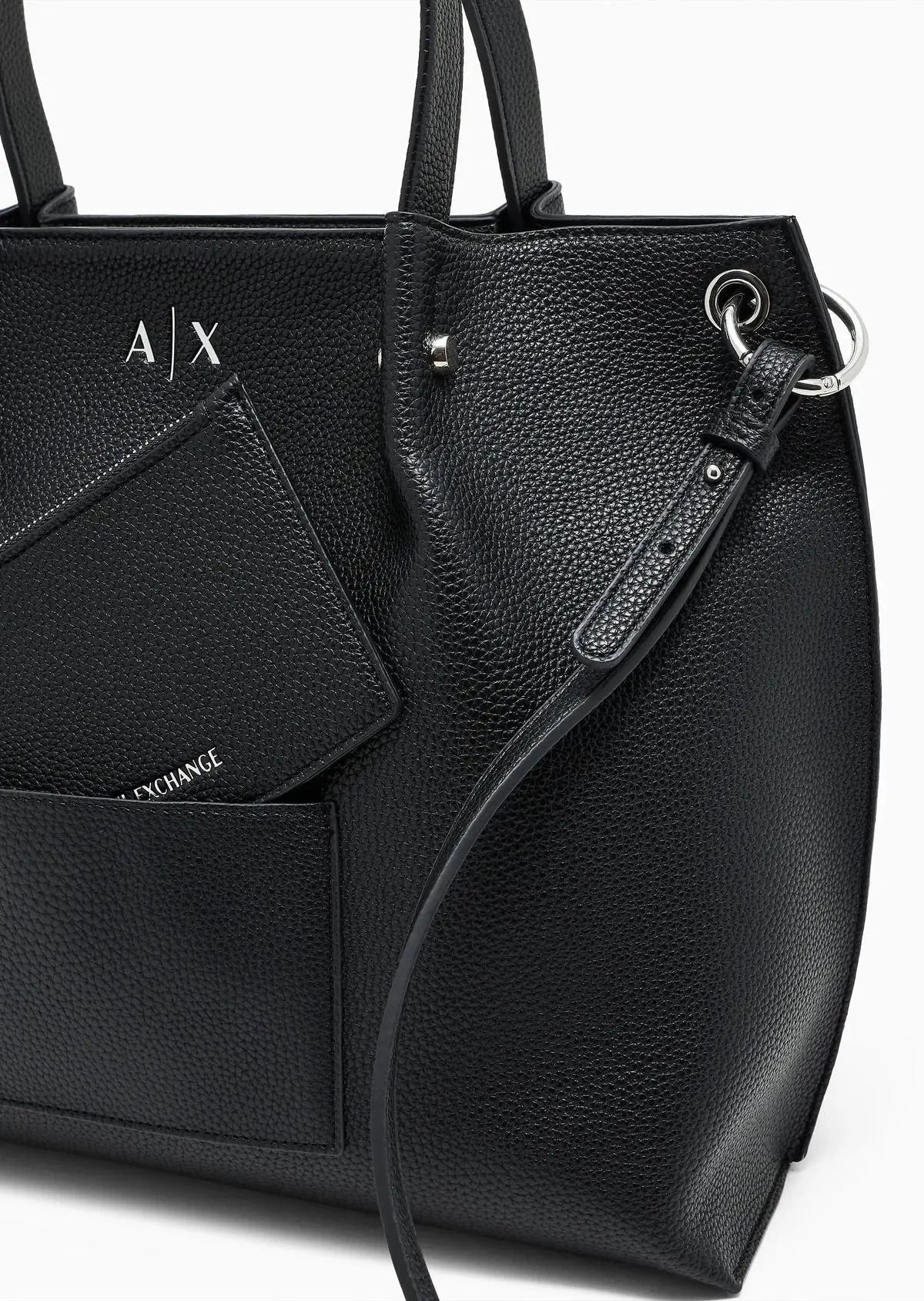XW001211 AF15625 BORSA SHOPPING NERO ARMANI