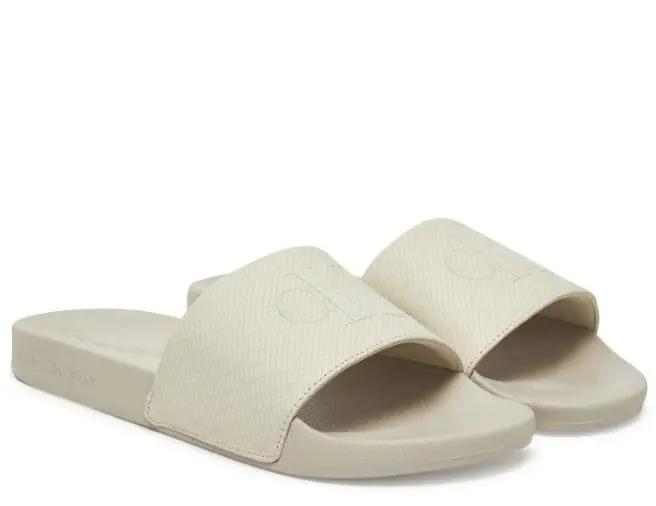 YM0YM01269 SLIDE AOP PRINT ACF.EGGSHELL - Alicecalzature