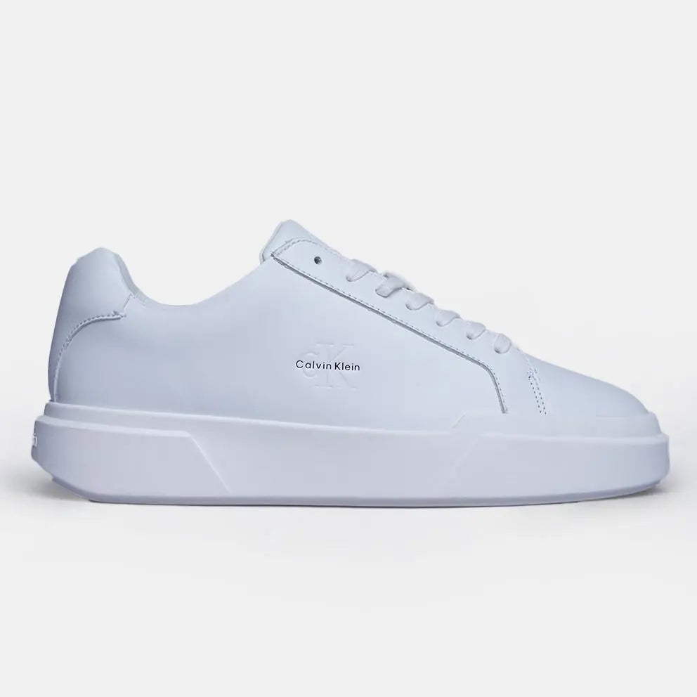YM0YM01344 CHUNKY CUPSOLE LACEUP LTH BIANCO CALVIN KLEIN
