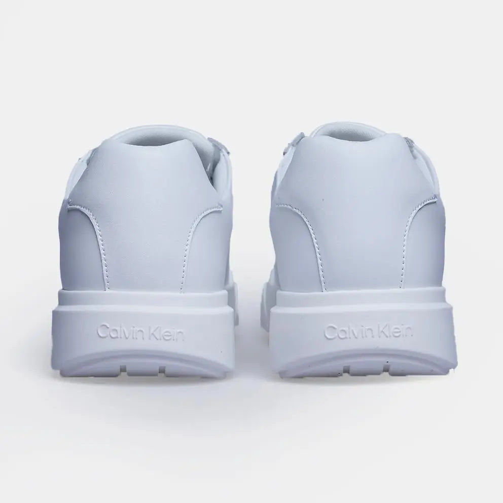 YM0YM01344 CHUNKY CUPSOLE LACEUP LTH BIANCO CALVIN KLEIN