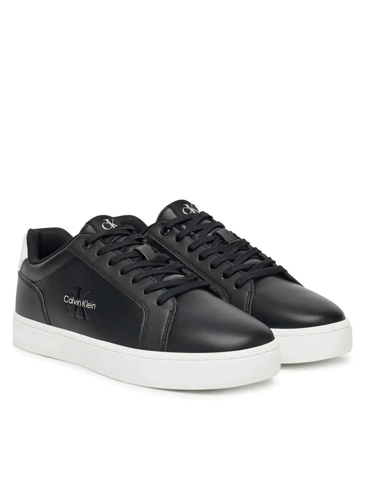 YM0YM01369 CLASSIC CUPSOLE MONO LTH NERO/BIANCO CALVIN KLEIN