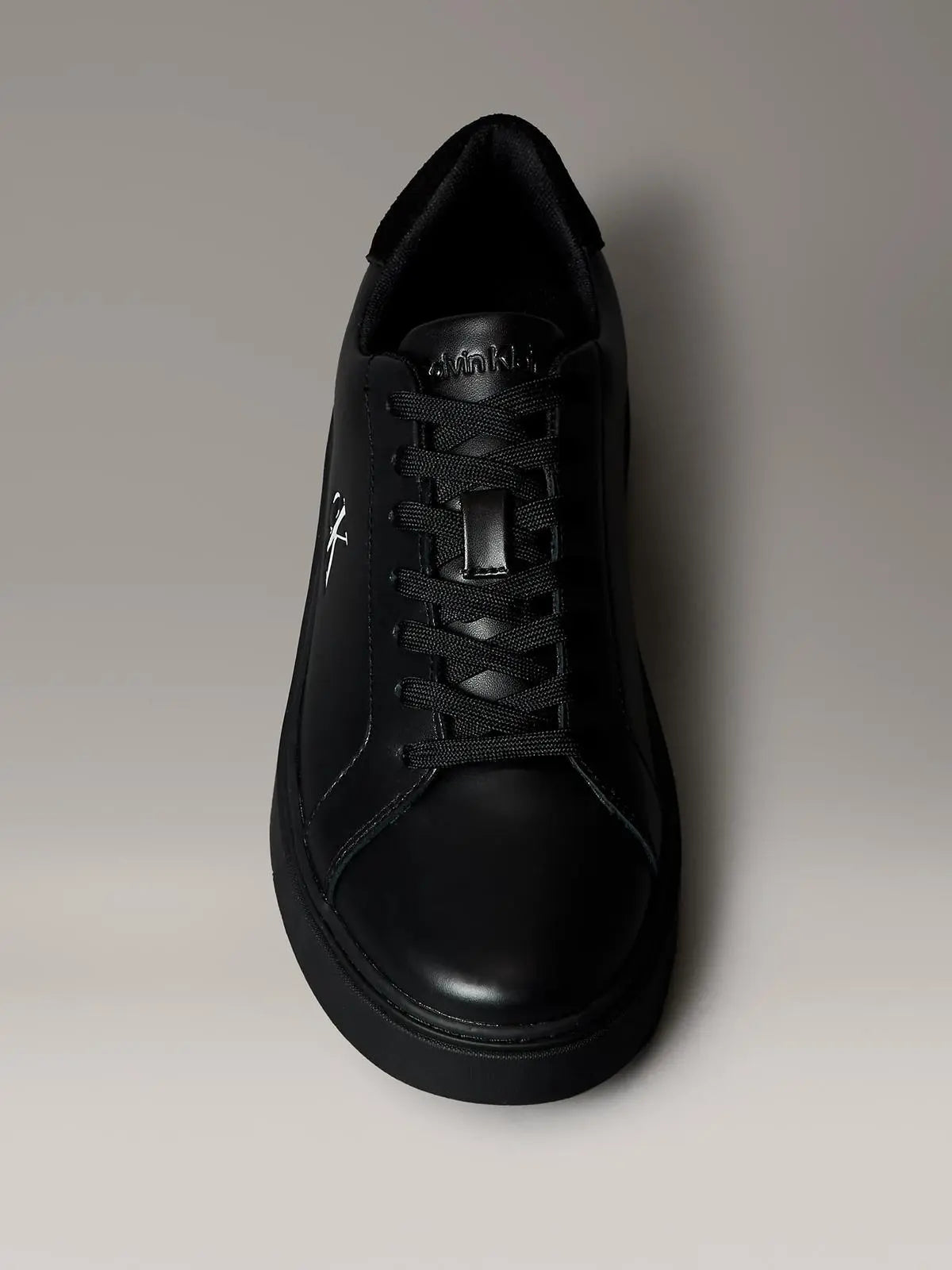 YM0YM01435 CLASSIC CUPSOLE LACEUP LTH NERO CALVIN KLEIN