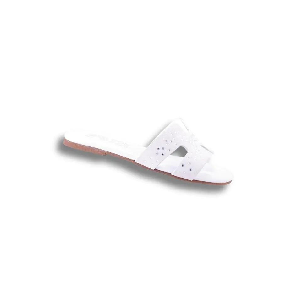 1004EL SANDALI ELE. +STR BIANCO STRASS BON BON