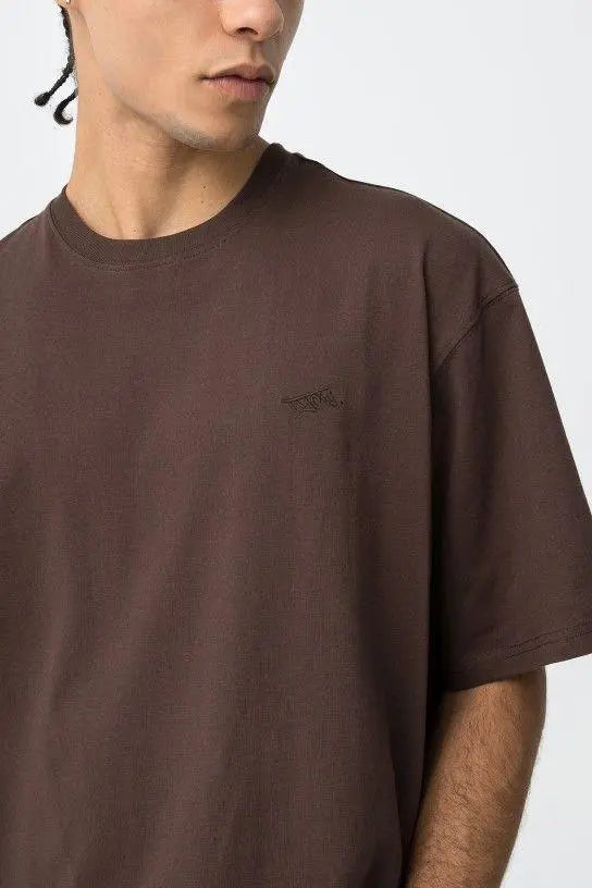 10061832 SUNSHINE T SHIRT S/S CIOCCOLATO TIFFOSI