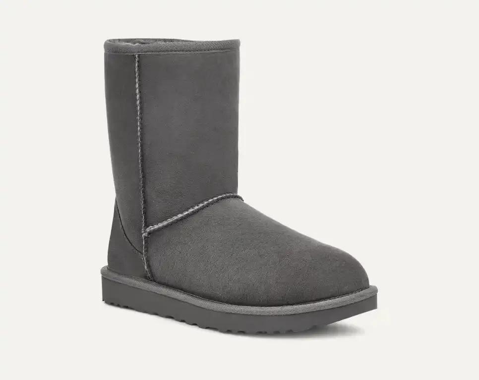 1016223 W CLASSIC SHORT II GRIGIO UGG