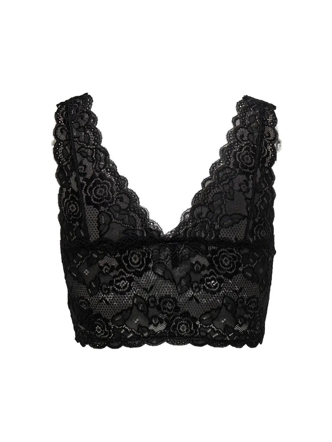 15107599 ONLCHLOE LACE BRA NERO ONLY