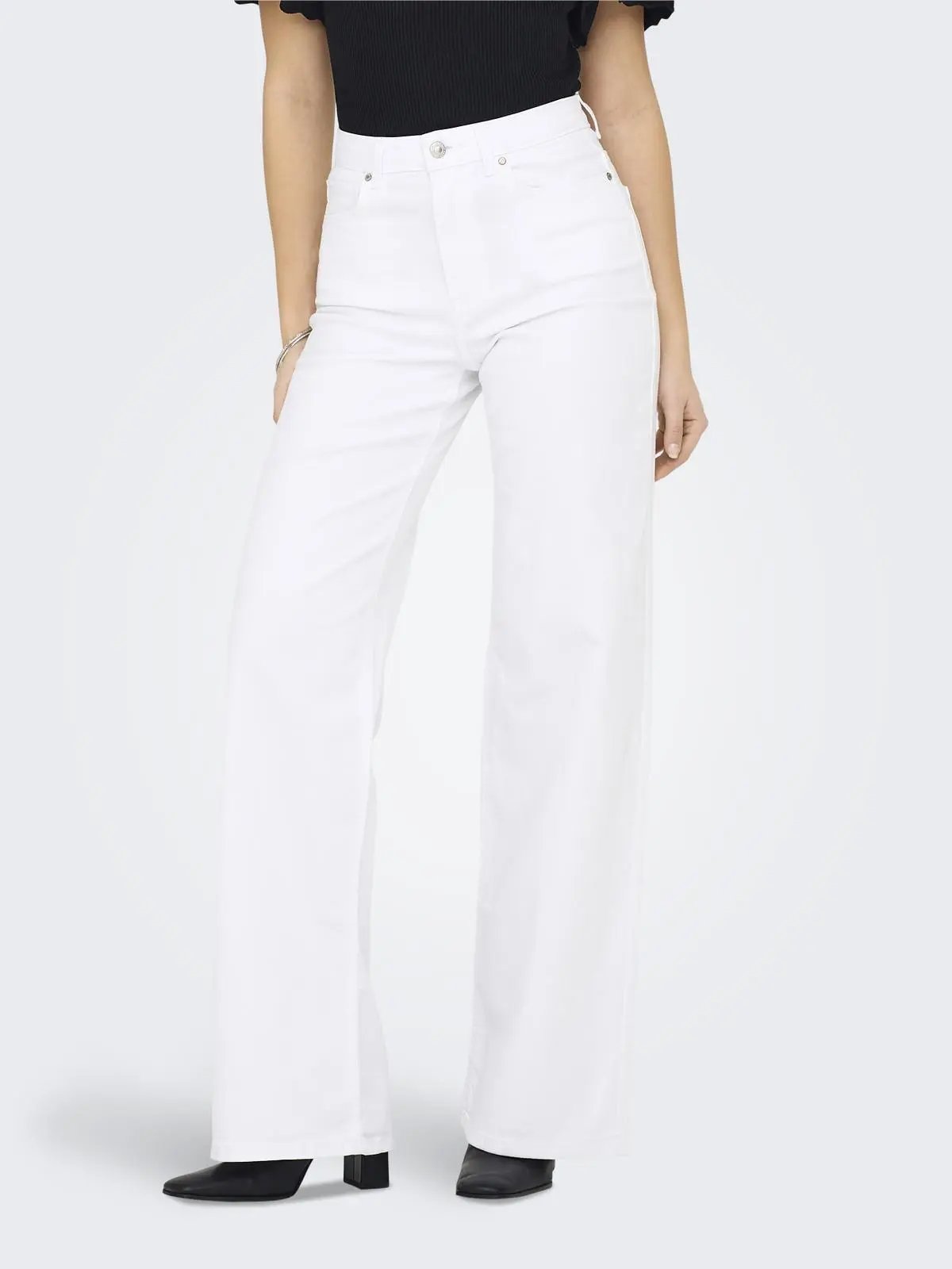 15310632 ONLMADISON BLUSH HW WIDE DNM BIANCO ONLY