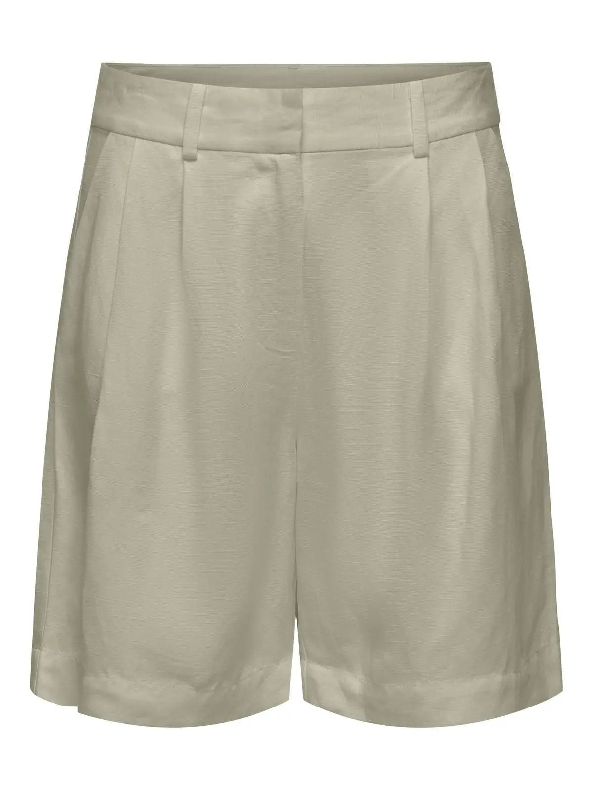 15348130 ONLWINDY LIFE HW LINEN BL SHORTS BEIGE ONLY