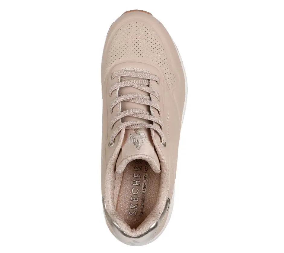 155196 UNO-SHIMMER AWAY NATURAL SKECHERS