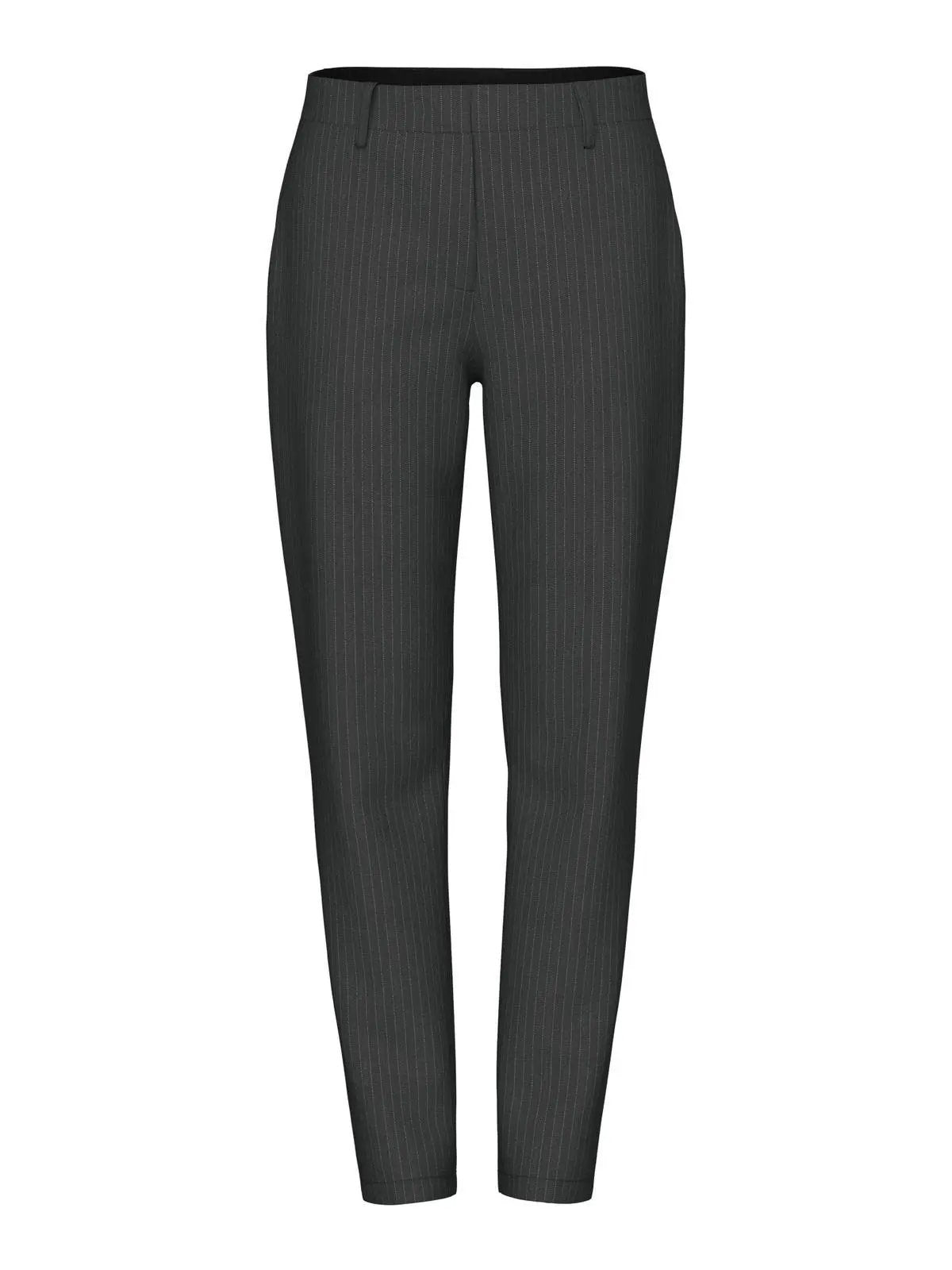 17160981 PCBOSELLA PINSTRIPE ANKLE PANT GRIGIO SCURO PIECES