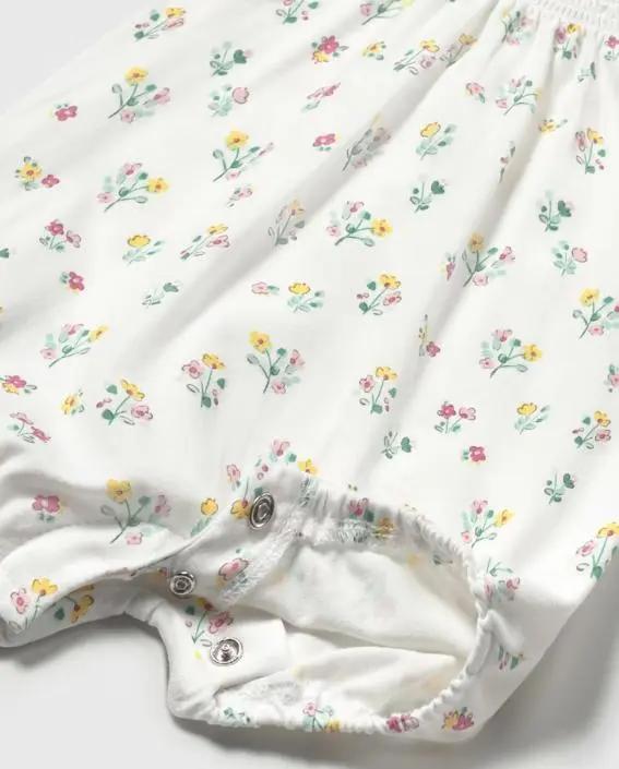 1749 SET PIGIAMI CORTI BIANCO/VERDE MAYORAL